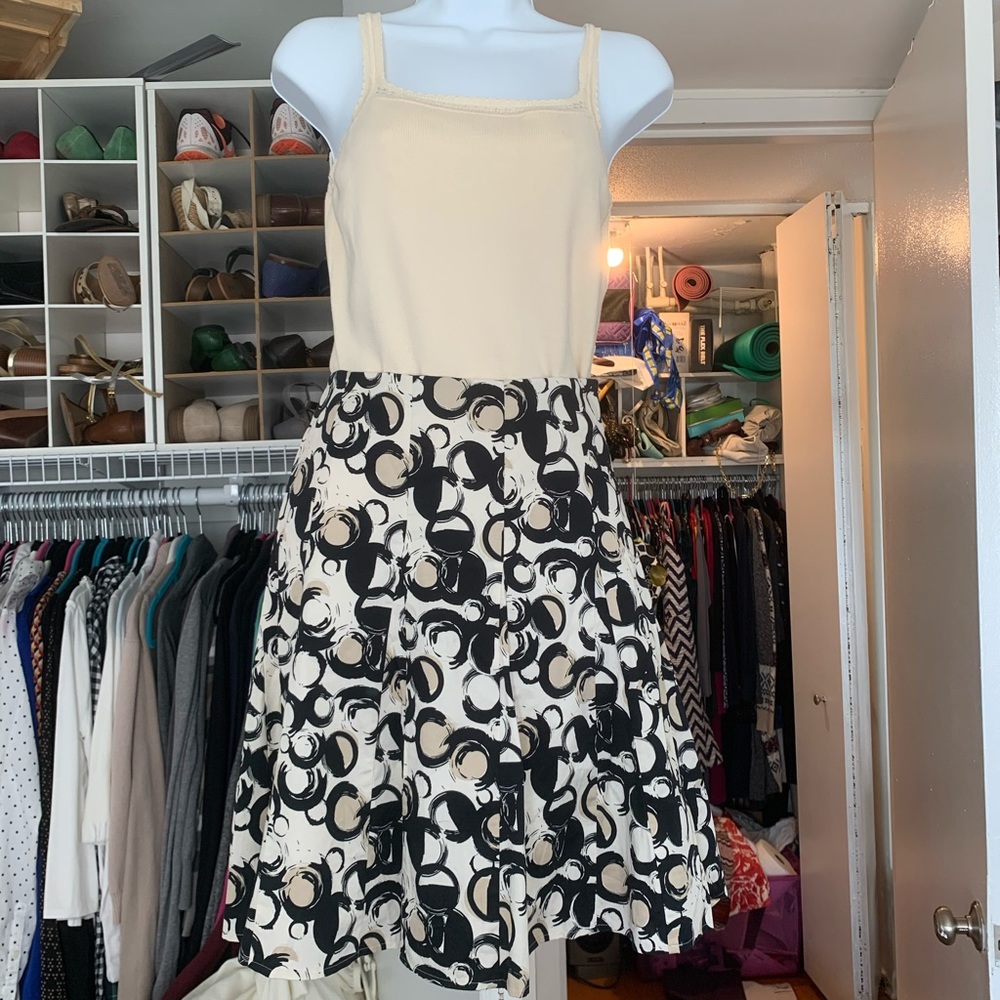 🌈 Circle print flared skirt (2 for $10 promo)